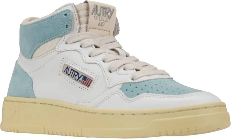 Autry Leren Vetersneakers voor Vrouwen Multicolor Dames
