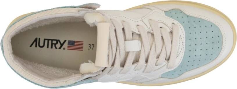 Autry Leren Vetersneakers voor Vrouwen Multicolor Dames