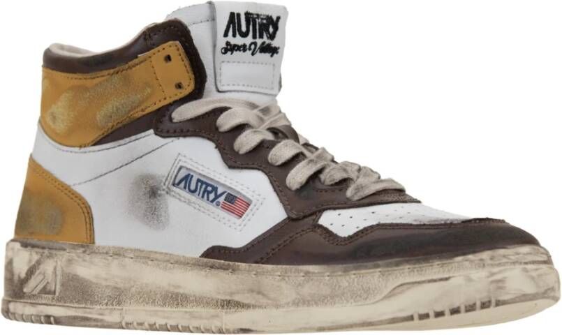 Autry Leren Vetersneakers voor Vrouwen Multicolor Dames