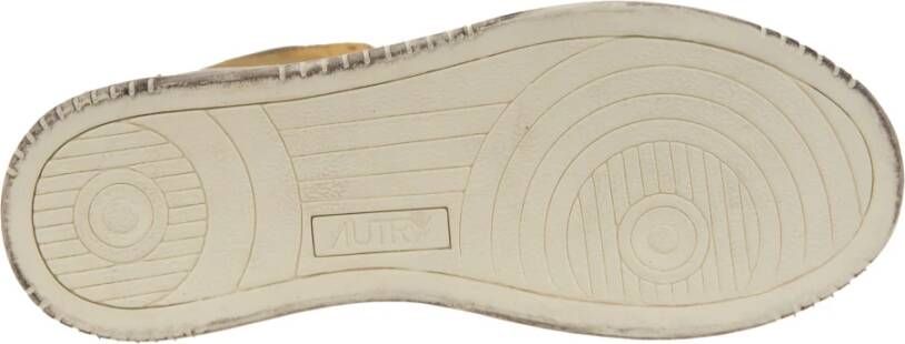 Autry Leren Vetersneakers voor Vrouwen Multicolor Dames