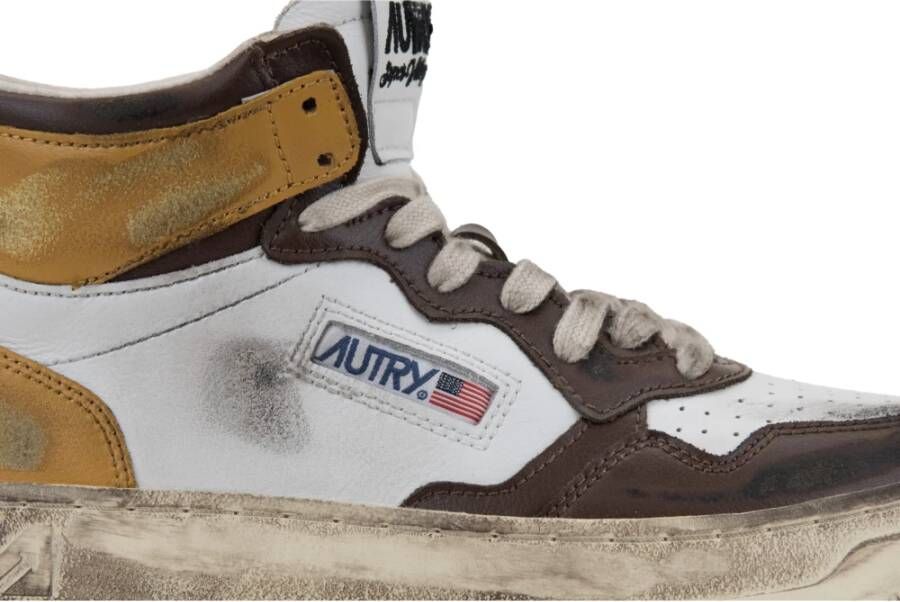 Autry Leren Vetersneakers voor Vrouwen Multicolor Dames