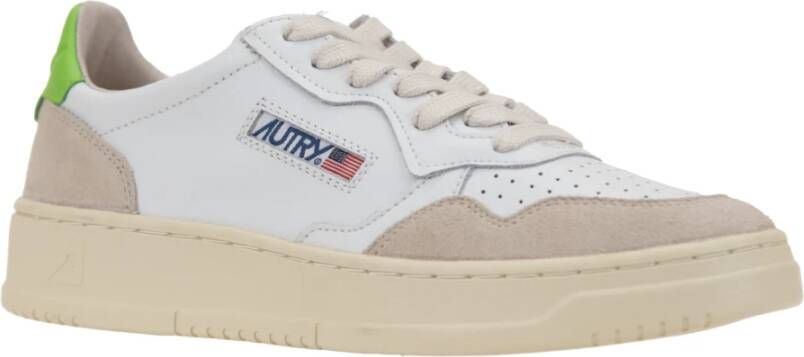 Autry Leren Vetersneakers voor Vrouwen Multicolor Dames