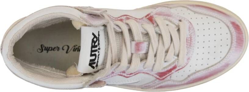 Autry Leren Vetersneakers voor Vrouwen Multicolor Dames