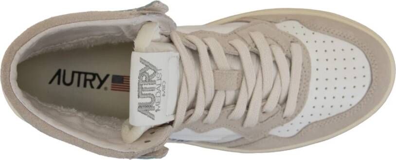 Autry Leren Vetersneakers voor Vrouwen Multicolor Dames