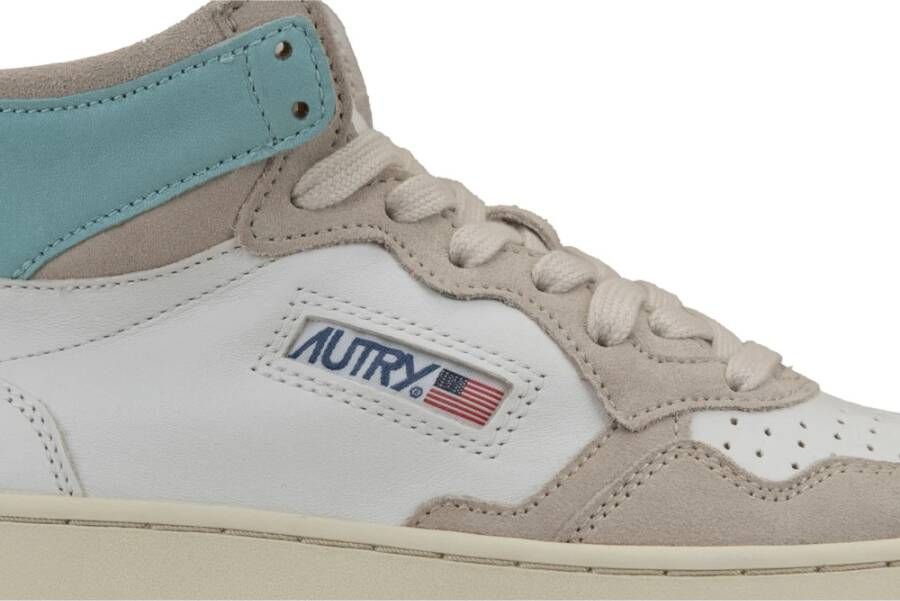 Autry Leren Vetersneakers voor Vrouwen Multicolor Dames