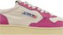 Autry Leren Vetersneakers voor Vrouwen Pink Dames - Thumbnail 2