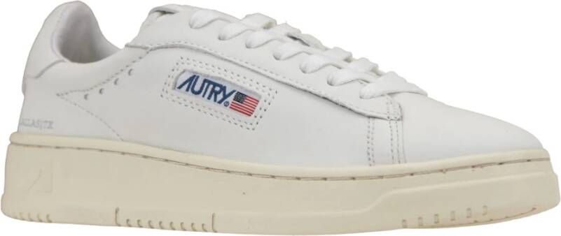 Autry Leren Vetersneakers voor Vrouwen White Dames