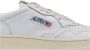 Autry Leren Vetersneakers voor Vrouwen White Dames - Thumbnail 4