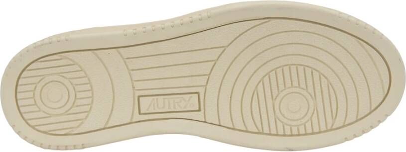 Autry Leren Vetersneakers voor Vrouwen White Dames