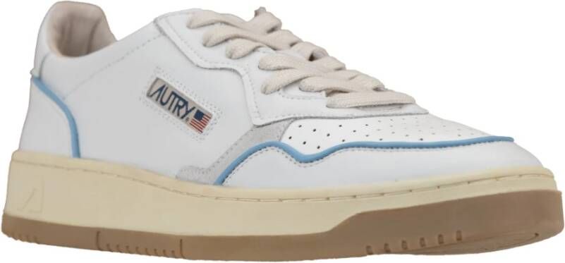 Autry Leren Vetersneakers White Heren