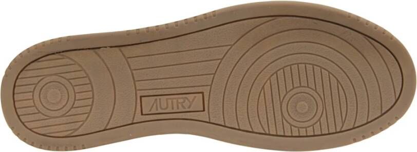 Autry Leren Vetersneakers White Heren