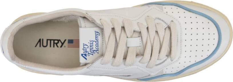 Autry Leren Vetersneakers White Heren