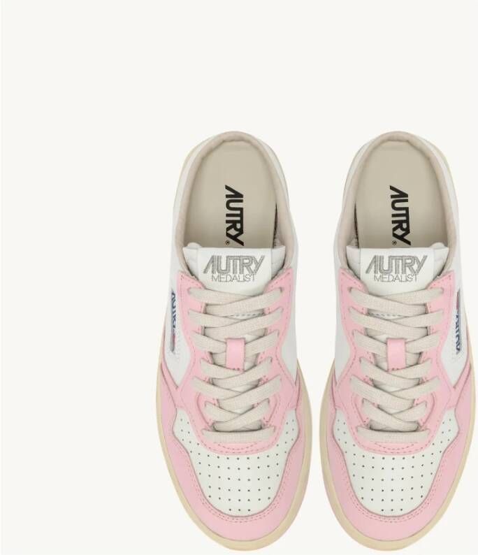 Autry Medalist Bicolor Leren Sneakers Multicolor Dames