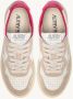 Autry Vintage Stijl Lage Top Leren Sneakers in Wit Zand Roze White Dames - Thumbnail 40