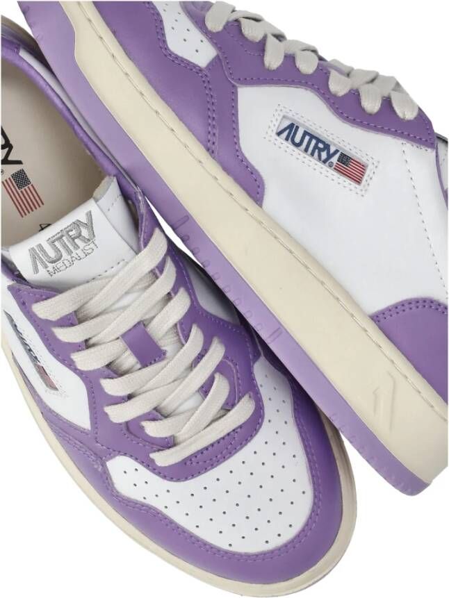 Autry Medalist Lage Sneakers Purple Dames