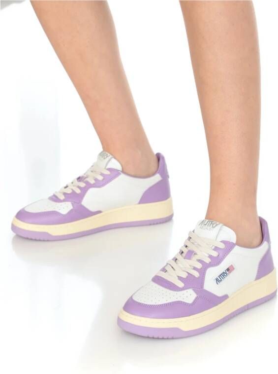 Autry Medalist Lage Sneakers Purple Dames