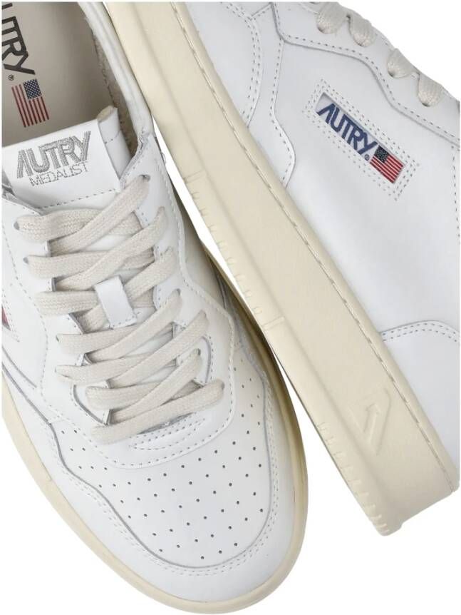 Autry Medalist Lage Sneakers White Heren