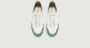 Autry Medalist Lage Sneakers Wit en Militair Groen Suède White Heren - Thumbnail 7