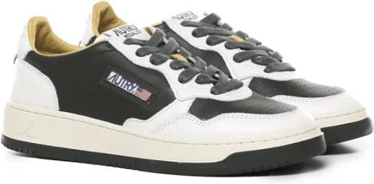 Autry Medalist Lage Sneakers Zwart Wit Green Heren