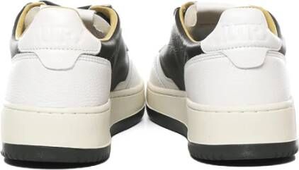 Autry Medalist Lage Sneakers Zwart Wit Green Heren