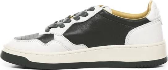 Autry Medalist Lage Sneakers Zwart Wit Green Heren
