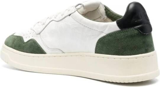 Autry Medalist Low Goat Suede Sneakers Wit Heren