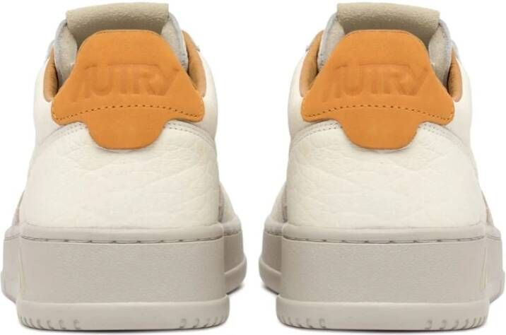 Autry Medalist Low Leren Sneakers Beige Dames