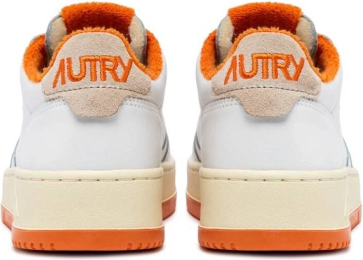 Autry Medalist Low Sponge Leren Sneakers White Dames