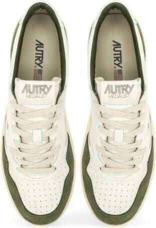 Autry Medalist Low Leren Sneakers White Dames