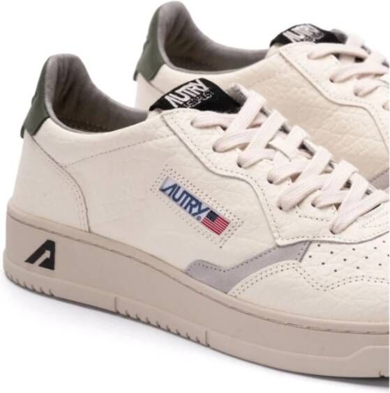 Autry Medalist Low Leren Sneakers White Heren