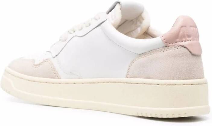 Autry Medalist Low Leren Suède Sneakers Multicolor Dames