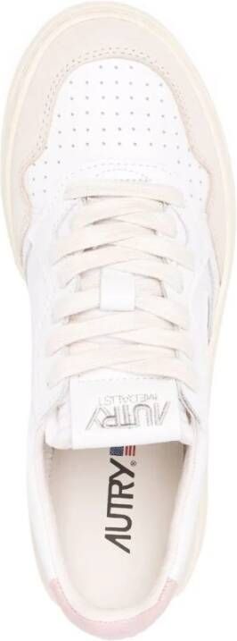 Autry Medalist Low Leren Suède Sneakers Multicolor Dames