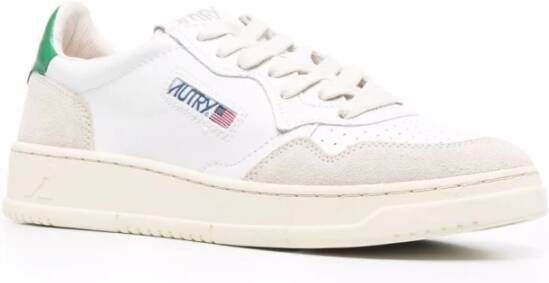 Autry Medalist Low Leren Suède Sneakers Multicolor Heren