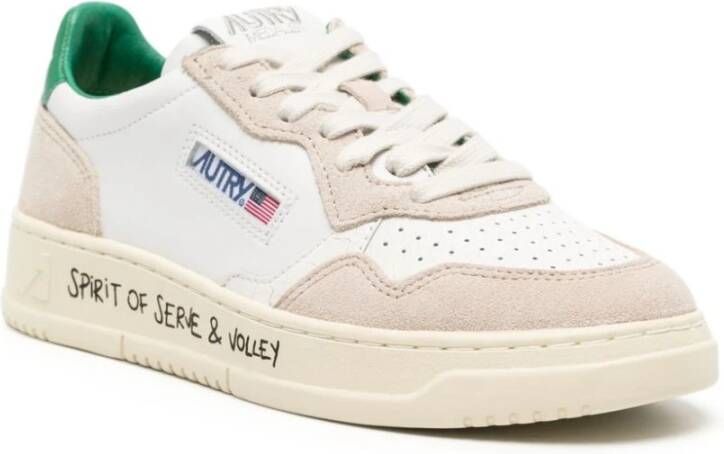 Autry Lage Medaille Sneakers White Heren