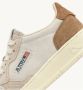 Autry Witte leren sneakers met groene hiel geïnspireerd op jaren 80 design White Heren - Thumbnail 10