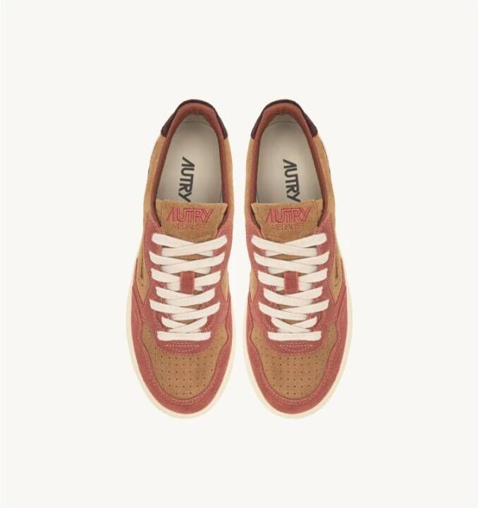 Autry Medalist Low Tricolor Suede Sneakers