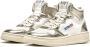 Autry Metallic Goud Leren Sneakers White Dames - Thumbnail 3