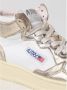 Autry Metallic Goud Leren Sneakers White Dames - Thumbnail 6