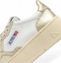 Autry Medalist Platform Sneakers in wit en goud - Thumbnail 2