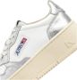 Autry Medalist Platform Sneakers in wit en zilver - Thumbnail 2