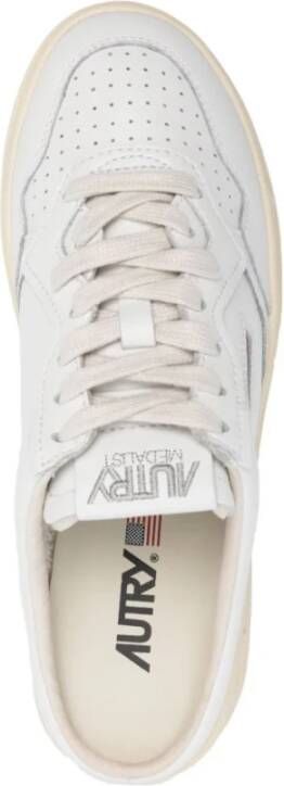 Autry Medalist Sabot Leren Sneakers White Dames