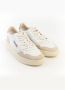 Autry Witte Leren Sneakers met Groene Details White Heren - Thumbnail 2