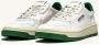 Autry Witte en groene leren lage sneakers Green Heren - Thumbnail 2