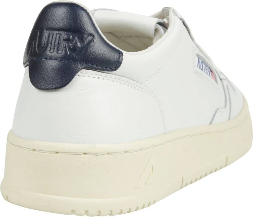 Autry Medalist Witte Leren Sneakers