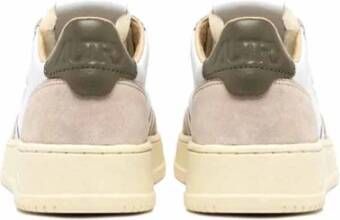 Autry Medalist Witte Leren Sneakers Multicolor Heren