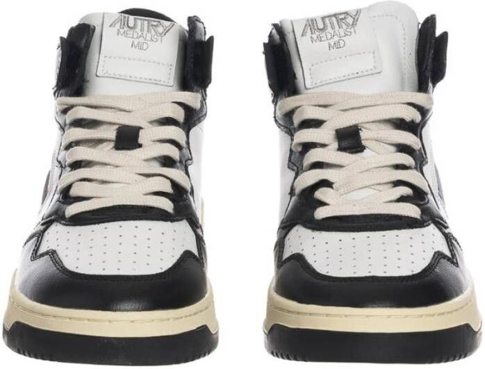 Autry Mid Herensneakers Wit Heren