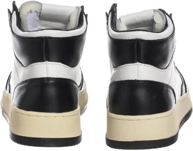 Autry Mid Herensneakers Wit Heren