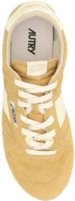 Autry Monogram Detailing Lage Suède Sneakers