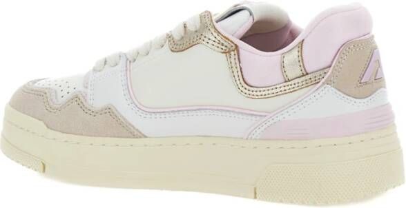 Autry Multicolor Lage Top Sneakers met Geperforeerde Neus Multicolor Dames