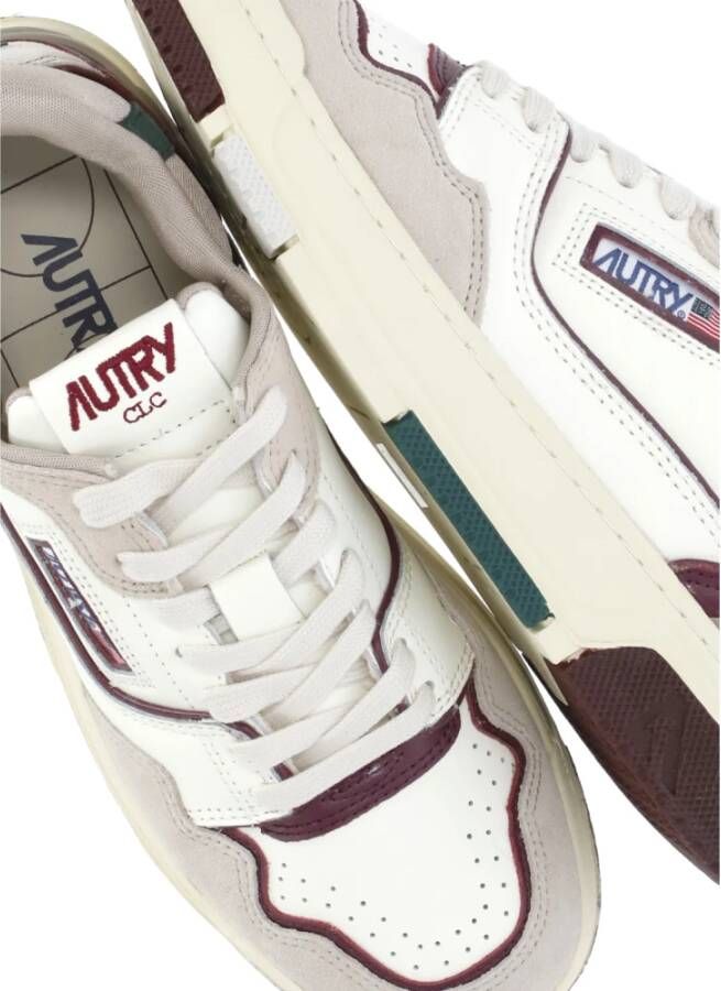 Autry Multicolor leren sneakers met ademende details